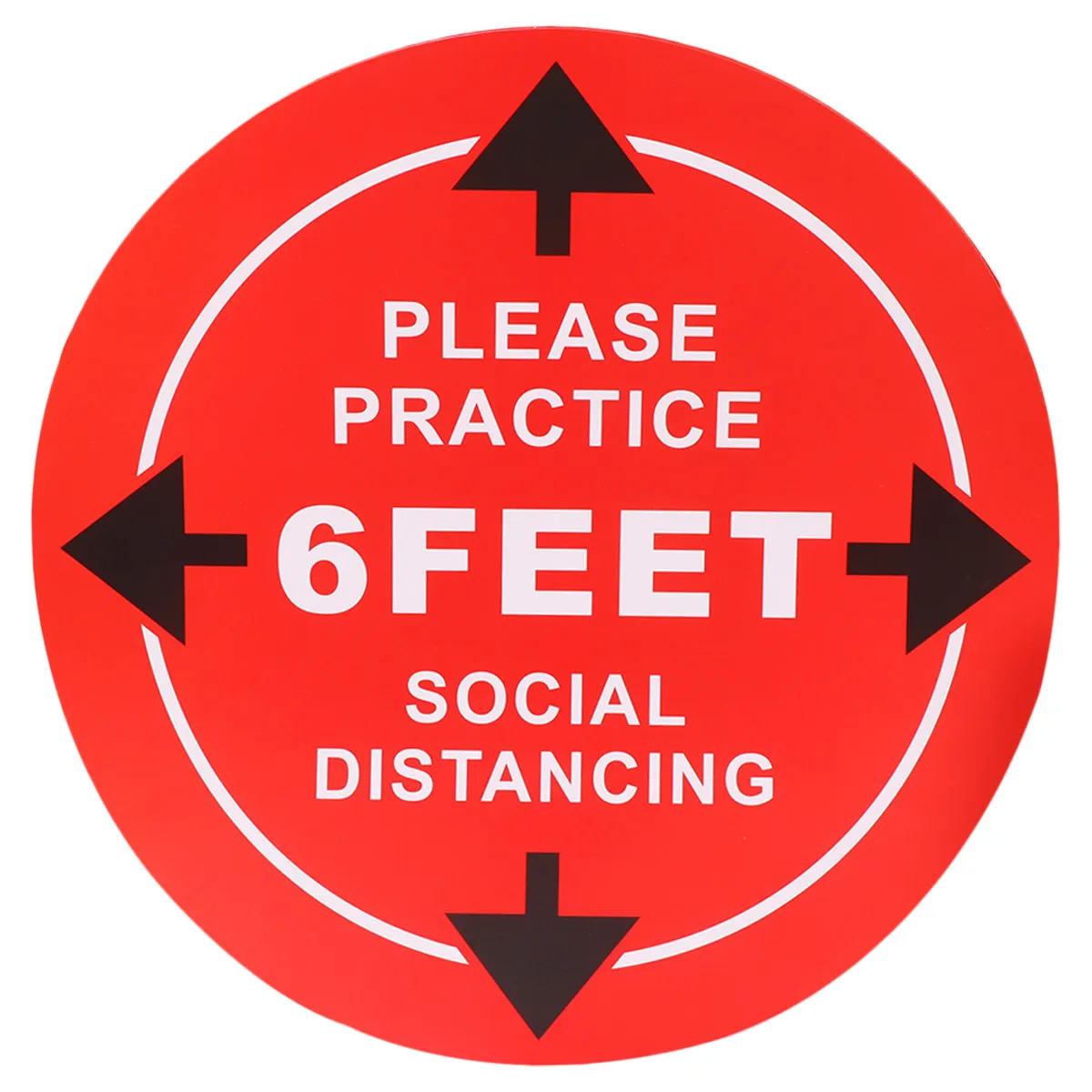 4Pcs PVC Keeping Distance Sticker Easy Apply Smooth Surface Floor Decal for Workplace Company School Public Area
4Pcs PVC Keeping Distance Sticker Easy Apply Smooth Surface Floor Decal for Workplace Company School Public Area