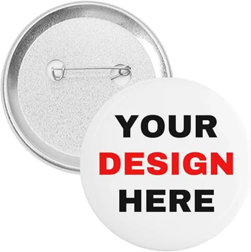 Round 58mm Custom Your Logo Pins Badge Personalized Tinplate Brooches Bag Decoration Label Badges Customize Gift For Kids
Round 58mm Custom Your Logo Pins Badge Personalized Tinplate Brooches Bag Decoration Label Badges Customize Gift For Kids