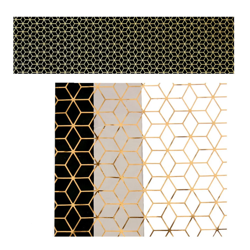 3Pcs Gift Wrapping Paper Geometric Hot Stamping for Wedding Birthday Bouquet Wrap DIY Paper Craft Packaging Material Thick
3Pcs Gift Wrapping Paper Geometric Hot Stamping for Wedding Birthday Bouquet Wrap DIY Paper Craft Packaging Material Thick