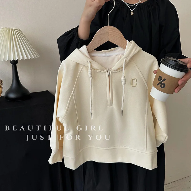 Girls Hoodies Sweatshirts Cotton Tops Overcoat 2023 Hooded Spring Autumn Windproof Kids Long Sleeve Children's Clothing
Girls Hoodies Sweatshirts Cotton Tops Overcoat 2023 Hooded Spring Autumn Windproof Kids Long Sleeve Children's Clothing