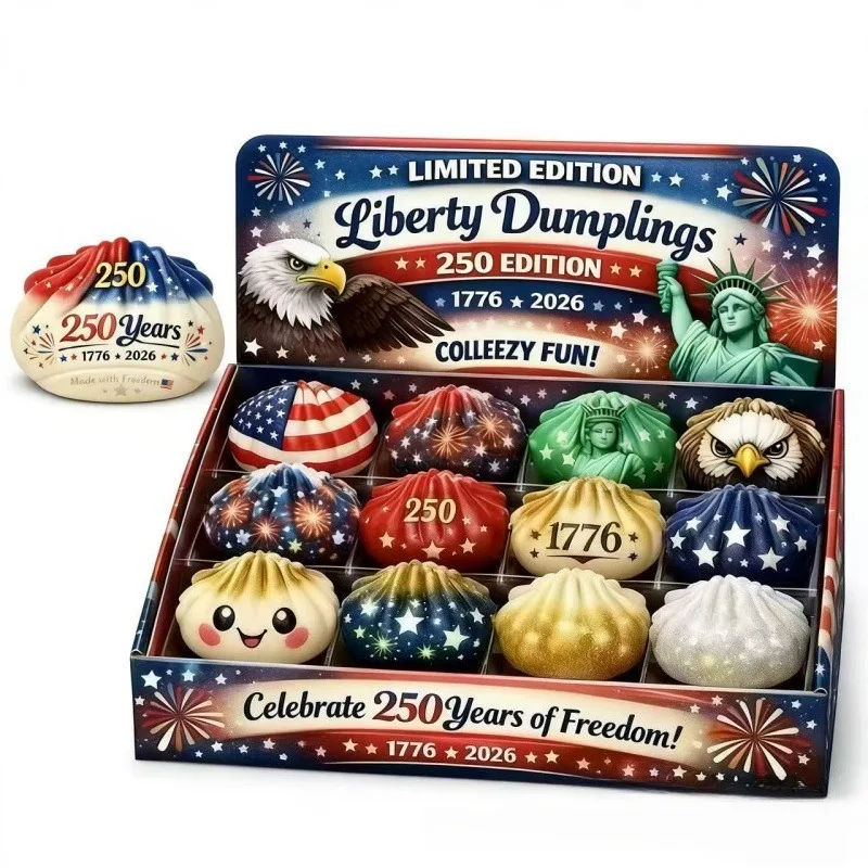 Independence Day Theme Simulated Baozi Squeeze Fun Stress Relief Toy Soft and Cute Slow Rebound Interesting Stress Relief Toy
Independence Day Theme Simulated Baozi Squeeze Fun Stress Relief Toy Soft and Cute Slow Rebound Interesting Stress Relief Toy