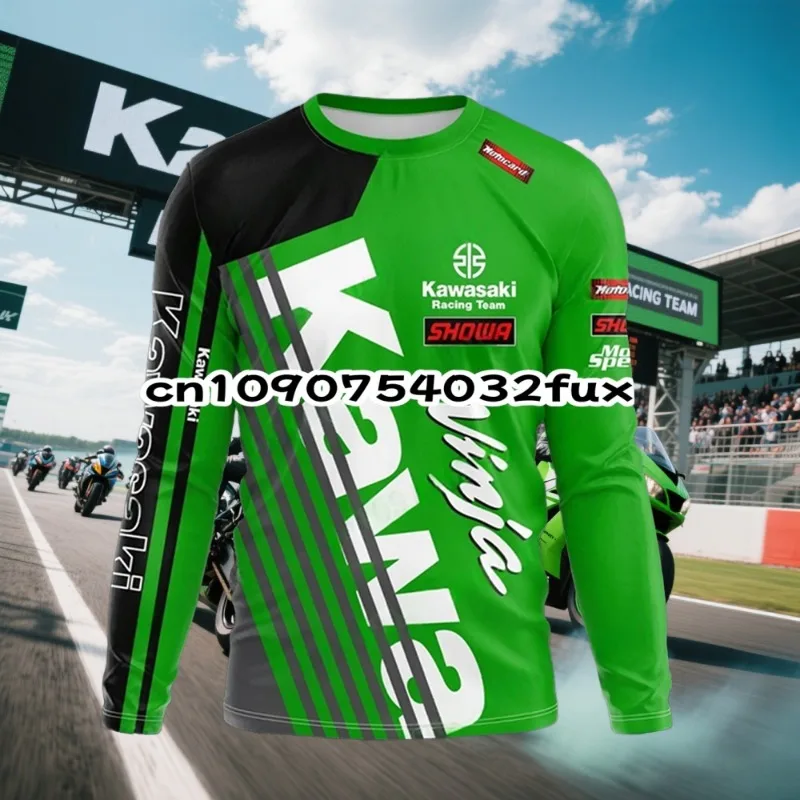 New Summer/Autumn Kawasaki Racing Team Men's and Women's Ninja 3D Printed Long Sleeve Top Bicycle Clothes Motorcycle Sweatshirts
New Summer/Autumn Kawasaki Racing Team Men's and Women's Ninja 3D Printed Long Sleeve Top Bicycle Clothes Motorcycle Sweatshirts