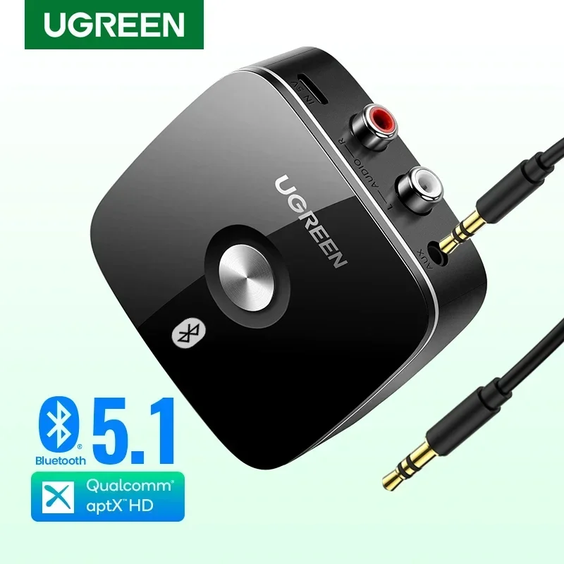 In Stock UGREEN Bluetooth RCA Receiver 5.1 aptX HD 3.5mm Jack Aux Wireless Adapter Music for TV Car 2RCA Bluetooth 5.0 Audio
In Stock UGREEN Bluetooth RCA Receiver 5.1 aptX HD 3.5mm Jack Aux Wireless Adapter Music for TV Car 2RCA Bluetooth 5.0 Audio