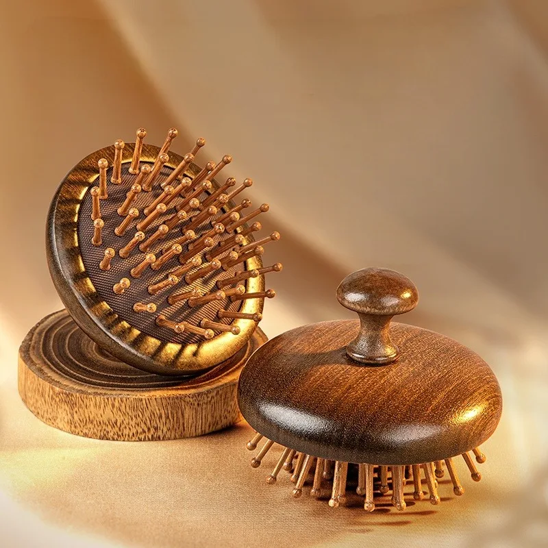 Portable Storage Portable Air Cushion Sandalwood Comb Scalp Massage Airbag Comb Styling Accessory Holiday Gift Mini Wooden Comb 
Portable Storage Portable Air Cushion Sandalwood Comb Scalp Massage Airbag Comb Styling Accessory Holiday Gift Mini Wooden Comb