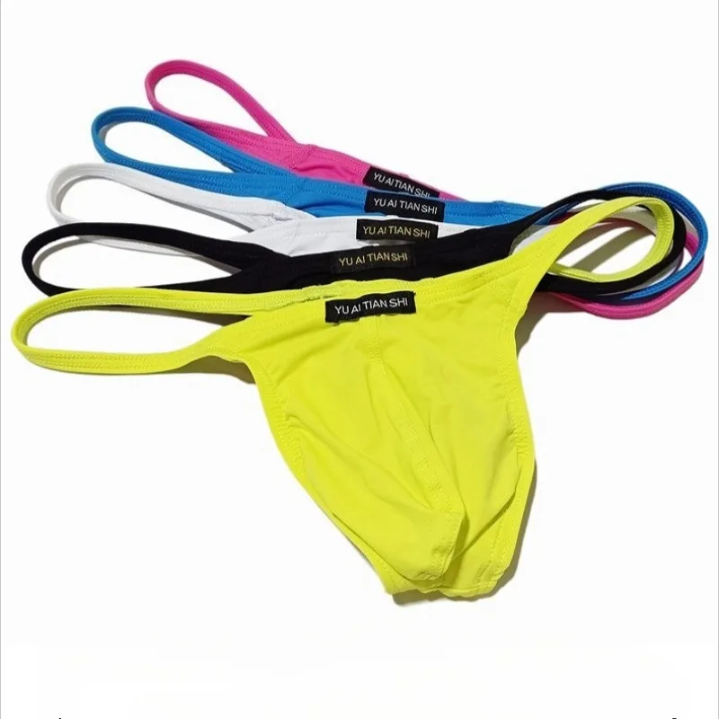 Mens Sexy Underware Convex Pouch Bag Thongs New Men's T-Back Briefs Low Rise G String Breathable Man Underwear Cuecas Masculinas
Mens Sexy Underware Convex Pouch Bag Thongs New Men's T-Back Briefs Low Rise G String Breathable Man Underwear Cuecas Masculinas