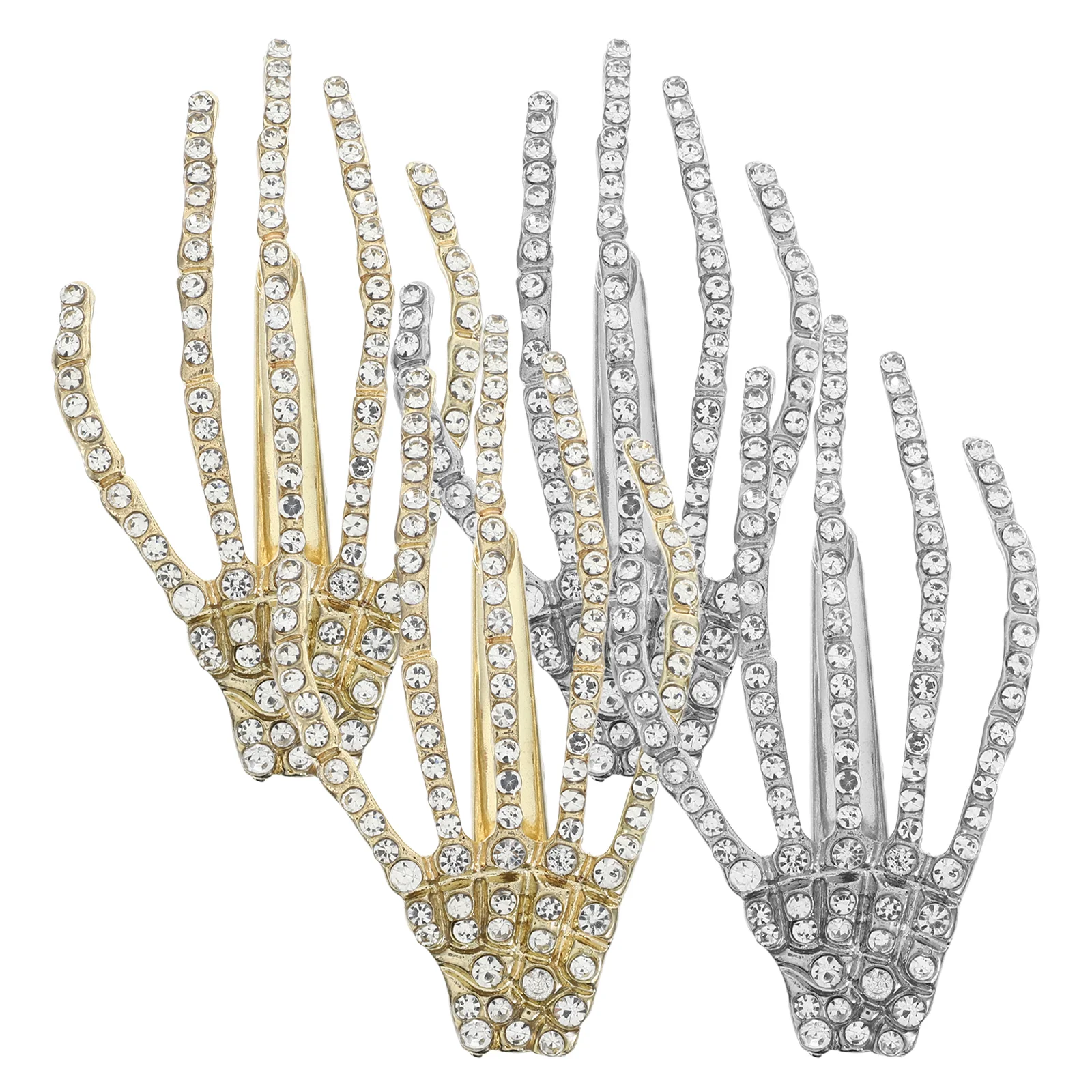 4 Pcs Skull Hair Clip Barrettes Girl Accessories Trinket Rhinestone Halloween Hand Shape Hairpin Zinc Alloy Man
4 Pcs Skull Hair Clip Barrettes Girl Accessories Trinket Rhinestone Halloween Hand Shape Hairpin Zinc Alloy Man