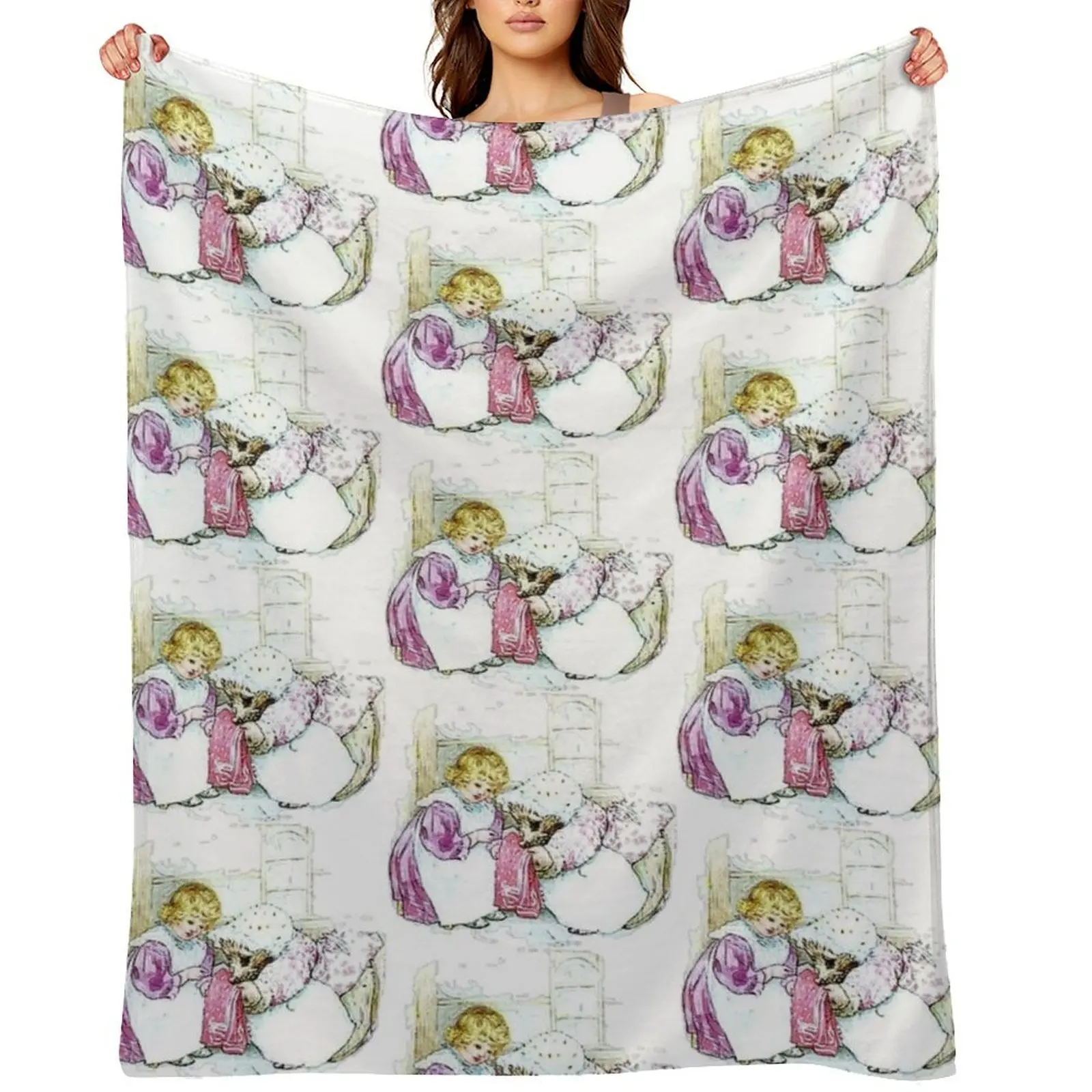 “Here’s another handkerchief” said Mrs Tiggy-Winkle to Lucie as they folded the washing. From “THE TALE OF MRS TIG Throw Blanket
“Here’s another handkerchief” said Mrs Tiggy-Winkle to Lucie as they folded the washing. From “THE TALE OF MRS TIG Throw Blanket