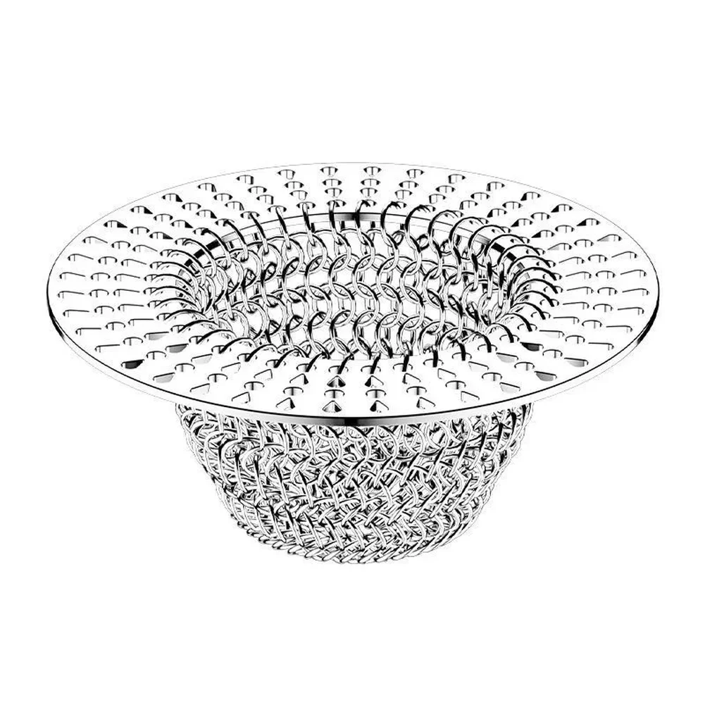Long-lasting Metal Sink Drain Strainer: Catch Hair & Remainder, Easy To Clean Kitchen Sink Filter Stainless Steel Mesh Sink
Long-lasting Metal Sink Drain Strainer: Catch Hair & Remainder, Easy To Clean Kitchen Sink Filter Stainless Steel Mesh Sink