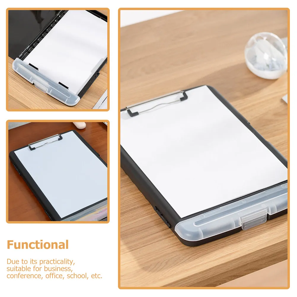A4 Clipboard File Folder Solid Lightweight Plastic Waterproof Document Holder Office School Multi-Function Paper Clip Organizer
A4 Clipboard File Folder Solid Lightweight Plastic Waterproof Document Holder Office School Multi-Function Paper Clip Organizer