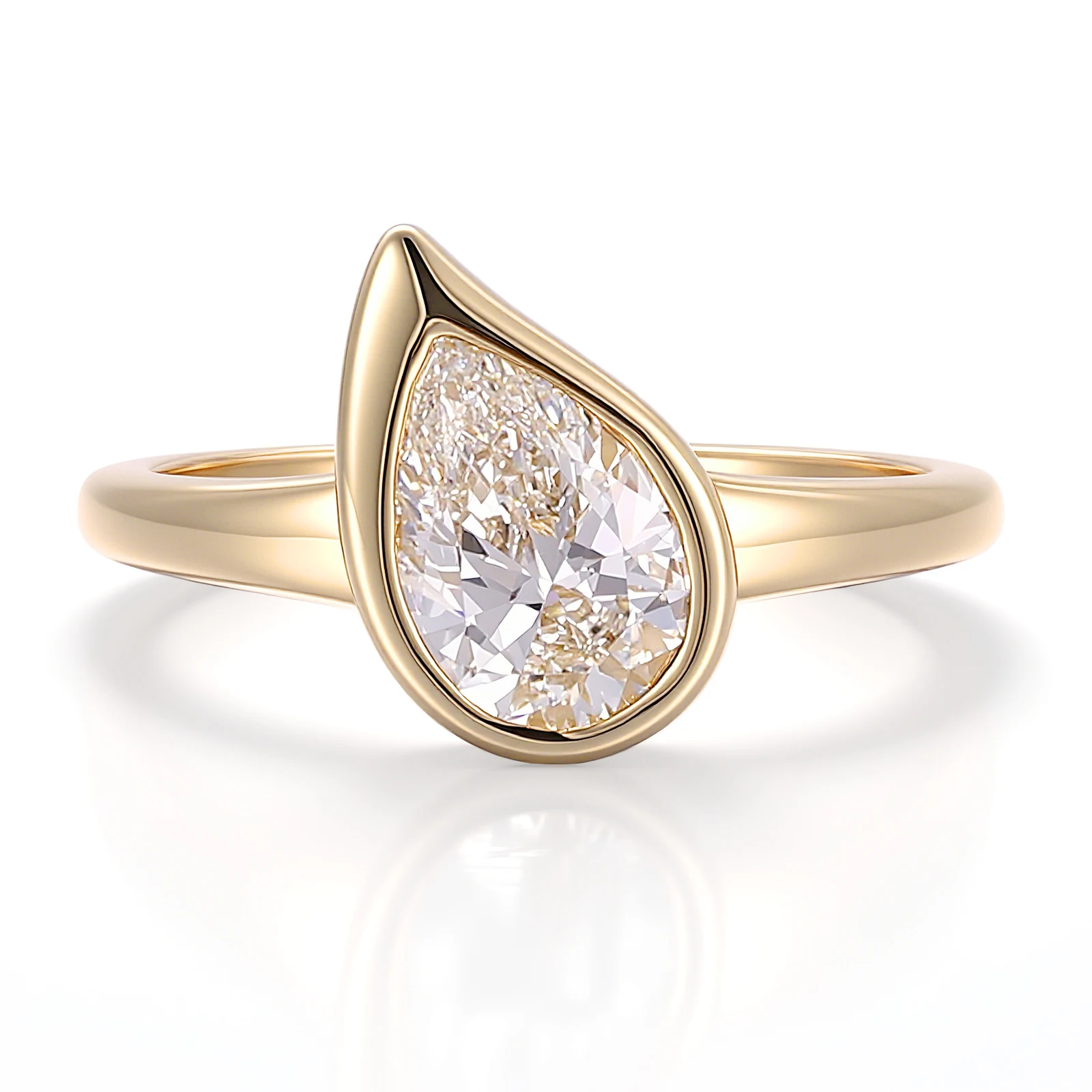 Provence Jewelry 14K Yellow Gold DEF Lab Diamond Ring Pear cut For Women Wedding Anniversary Birthday Gift and Lady Daily Wear
Provence Jewelry 14K Yellow Gold DEF Lab Diamond Ring Pear cut For Women Wedding Anniversary Birthday Gift and Lady Daily Wear
