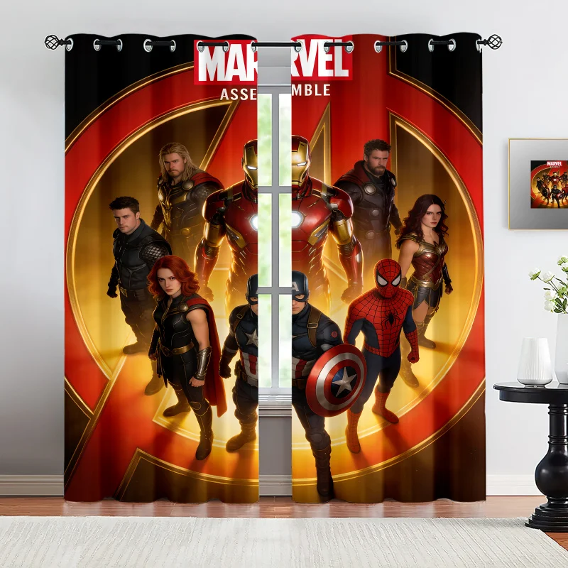 2Pcs-Marvel Avengers Assemble Blackout Curtains-Marvel Fan & Boys' Bedroom Trendy Soft Decor-Top Grommet-Teens Gaming Room Decor
2Pcs-Marvel Avengers Assemble Blackout Curtains-Marvel Fan & Boys' Bedroom Trendy Soft Decor-Top Grommet-Teens Gaming Room Decor