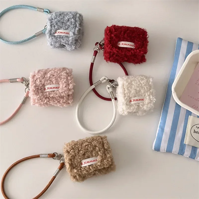 Plush Mini Bag Lanyard Case for AirPods 4 Airpod 1 2 3 Pro Pro2 Bluetooth Earbuds Charging Box Protective Earphone Case Cover
Plush Mini Bag Lanyard Case for AirPods 4 Airpod 1 2 3 Pro Pro2 Bluetooth Earbuds Charging Box Protective Earphone Case Cover