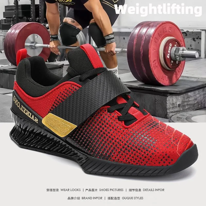 2024 Hot Sale Mens Squat Hard Pull Shoes Black Red Weight Shoes Man High Quality Indoor Sports Shoes Men Brand Gym Training Shoe
2024 Hot Sale Mens Squat Hard Pull Shoes Black Red Weight Shoes Man High Quality Indoor Sports Shoes Men Brand Gym Training Shoe