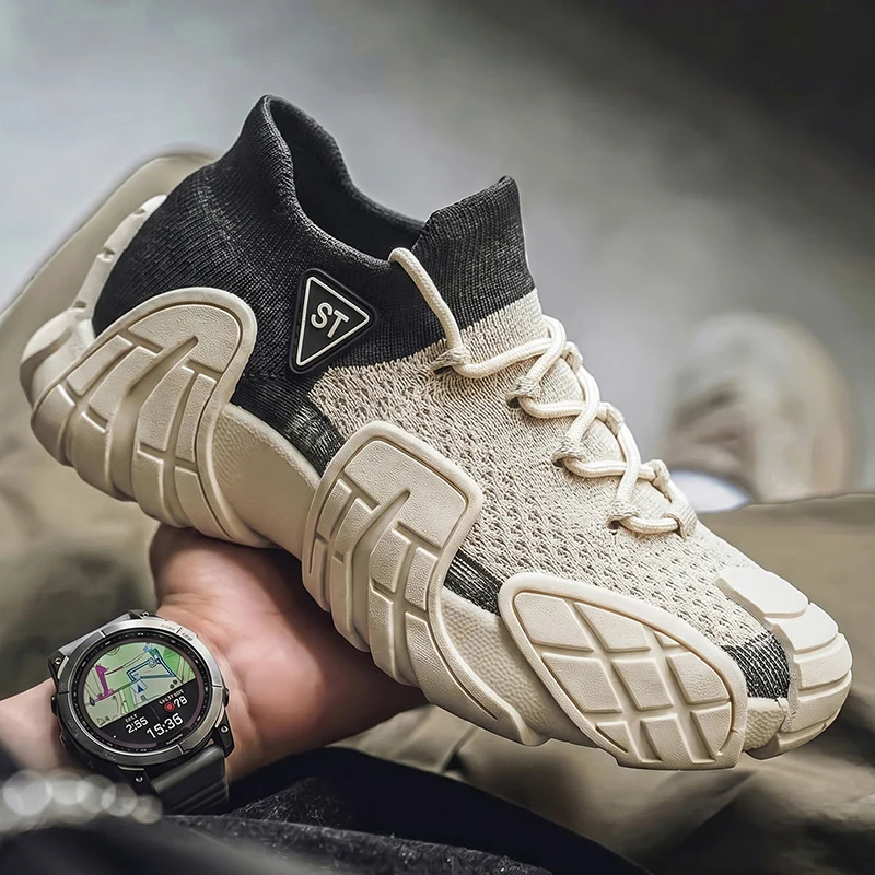 Men Daily Lifestyle Sneakers Summer Breathable Perforated Mesh Elastic Outsole Light Fitness Sport Footwear
Men Daily Lifestyle Sneakers Summer Breathable Perforated Mesh Elastic Outsole Light Fitness Sport Footwear