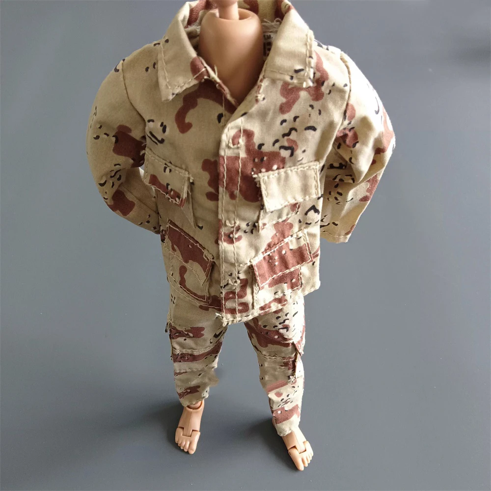 DML Toys Model Scale 1/6 US. Soldier Doll Desert Coat Tops Pant Uniform Not Real Accessories For 12" BD001 B001 Doll Figure DIY
DML Toys Model Scale 1/6 US. Soldier Doll Desert Coat Tops Pant Uniform Not Real Accessories For 12" BD001 B001 Doll Figure DIY