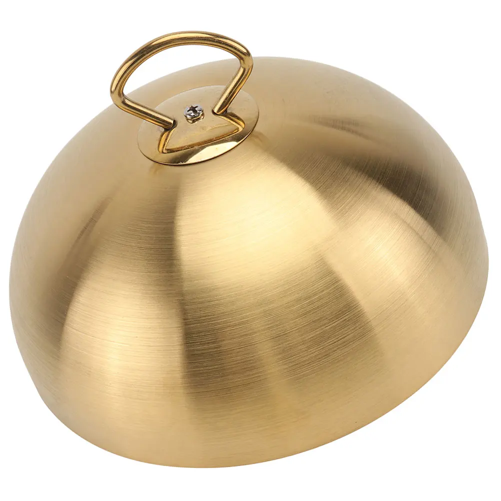 Steak Cover Golden Food Stainless Steel Cheese Versatile Covers Dome Lid Safe and Convenient
Steak Cover Golden Food Stainless Steel Cheese Versatile Covers Dome Lid Safe and Convenient