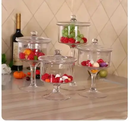 Transparent Glass Storage Jars Decorative Fruit Bowl Candy Pot Crystal Storage Jar with Lid Kitchen Spice Organizer
Transparent Glass Storage Jars Decorative Fruit Bowl Candy Pot Crystal Storage Jar with Lid Kitchen Spice Organizer