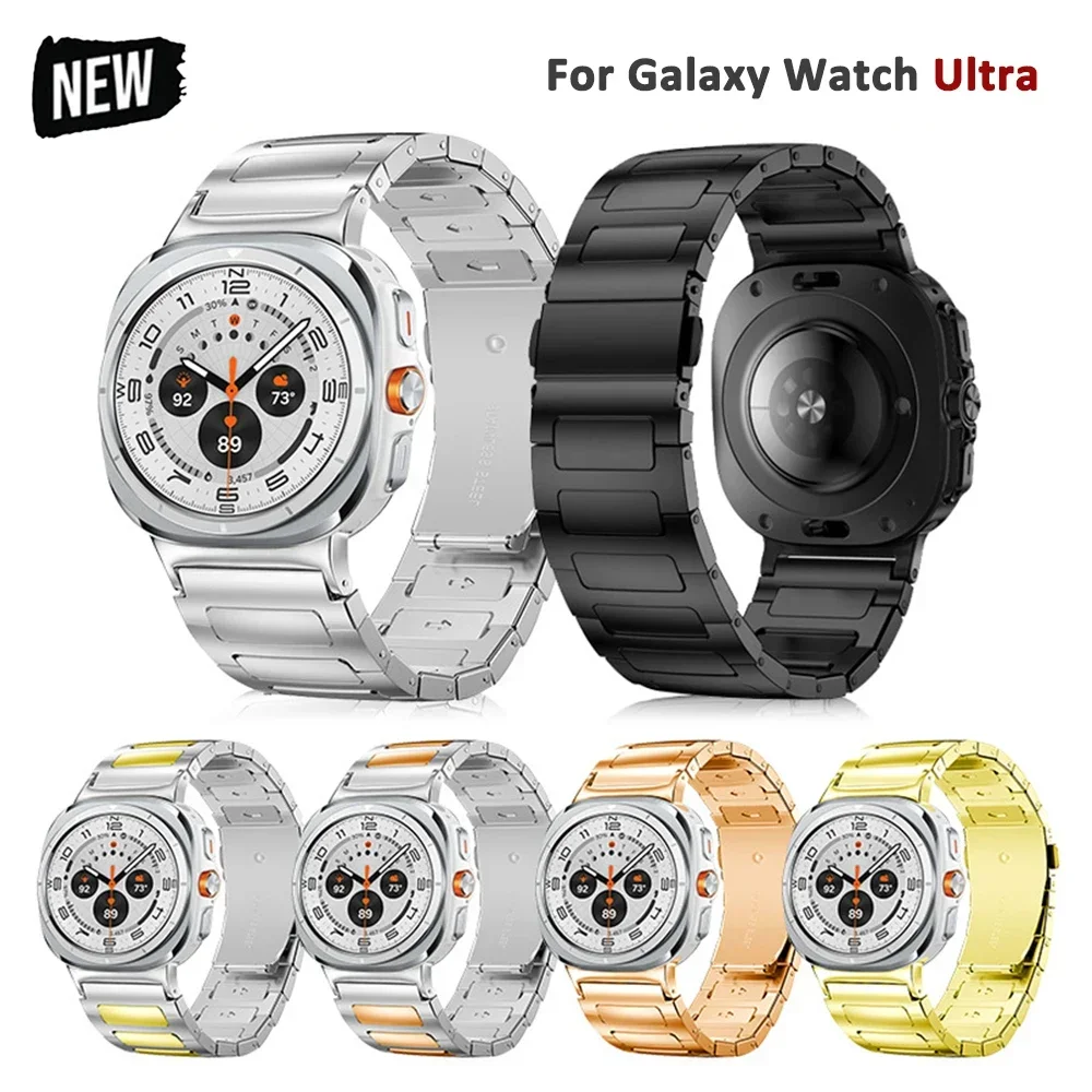 No Gaps Stainless Steel Band for Samsung Galaxy Watch Ultra 47mm Quick Fit Business Bracelet for SAMSUNG galaxy 47MM ULTRA Strap
No Gaps Stainless Steel Band for Samsung Galaxy Watch Ultra 47mm Quick Fit Business Bracelet for SAMSUNG galaxy 47MM ULTRA Strap