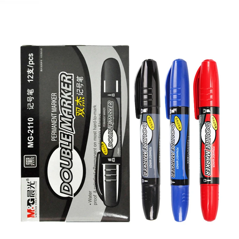 3pcs High Quality Large Capacity Marker Pens Ink Color Fast Dry Do Not Fade Waterproof Black Blue Red Art Marker Markers 2110
3pcs High Quality Large Capacity Marker Pens Ink Color Fast Dry Do Not Fade Waterproof Black Blue Red Art Marker Markers 2110