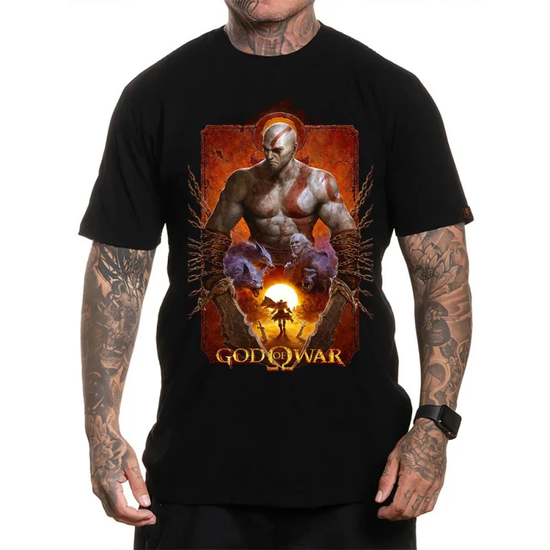 Retro Kratos God of War Videogame print Gift T-Shirt Vintage Spartan warrior Graphic Clothes 0120 All size Tops Unisex Tee S-6XL
Retro Kratos God of War Videogame print Gift T-Shirt Vintage Spartan warrior Graphic Clothes 0120 All size Tops Unisex Tee S-6XL