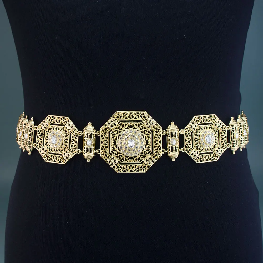 Poyasa Moroccan Caftan Belt Rope Waist Chain For Women Gold Color Crystal Women Dress Tassels Waitband Algeria Bridal Jewelry
Poyasa Moroccan Caftan Belt Rope Waist Chain For Women Gold Color Crystal Women Dress Tassels Waitband Algeria Bridal Jewelry