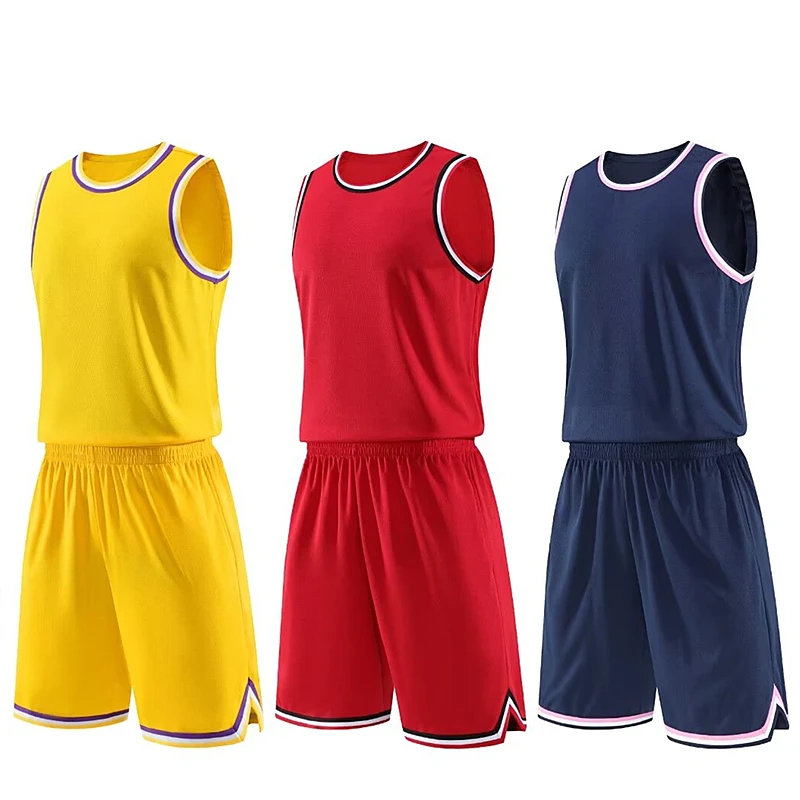 Men Basketball Jersey Sets Club College Professional Team Basketball Training Uniforms Suit Sportswear
Men Basketball Jersey Sets Club College Professional Team Basketball Training Uniforms Suit Sportswear