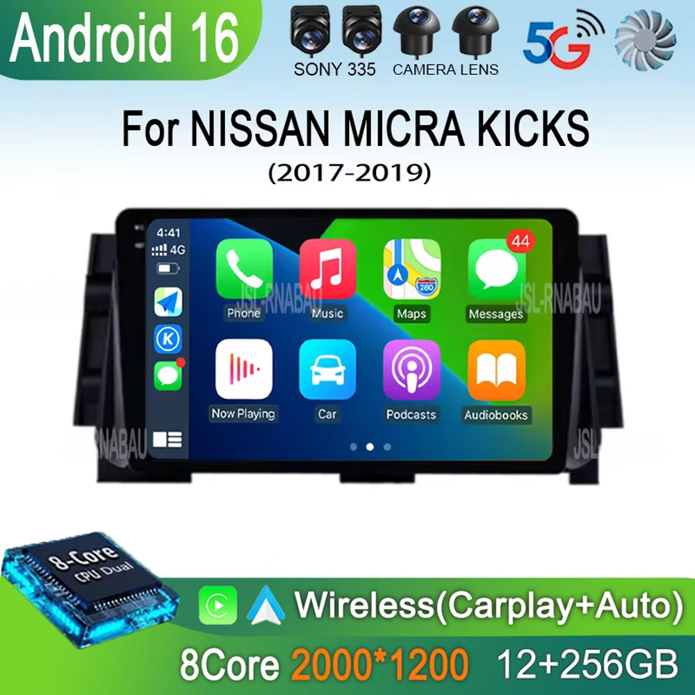Android 16 Auto Carplay 4G+WIFI BT Car Radio For NISSAN MICRA KICKS 2017 2018 2019 GPS Navigation Multimedia Video Player Stereo
Android 16 Auto Carplay 4G+WIFI BT Car Radio For NISSAN MICRA KICKS 2017 2018 2019 GPS Navigation Multimedia Video Player Stereo
