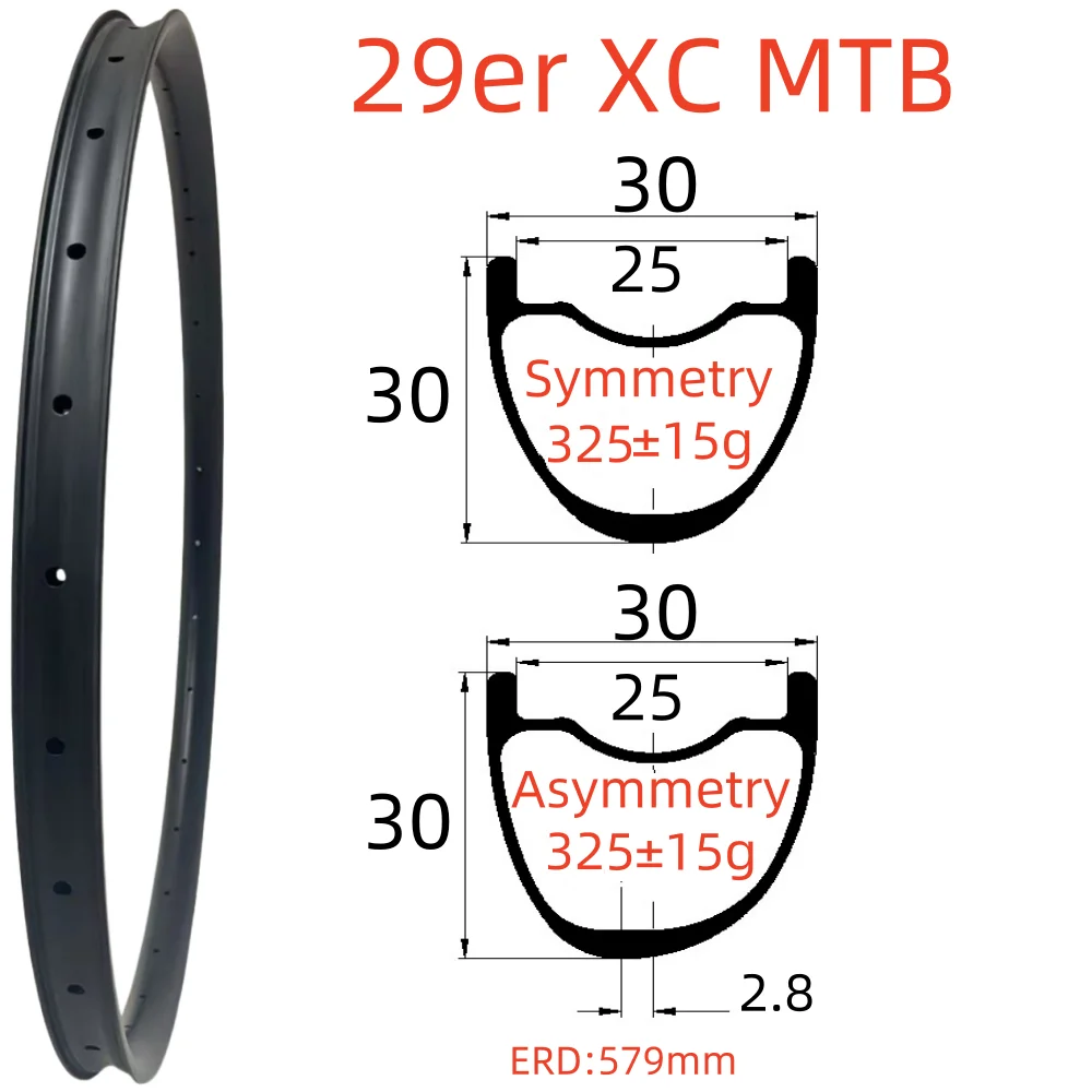 29er 325g MTB Carbon Rim 30mm Depth 30mm Wide Super Light MTB Carbon Rim UD Hookless/Tubeless MTB Carbon Rims
29er 325g MTB Carbon Rim 30mm Depth 30mm Wide Super Light MTB Carbon Rim UD Hookless/Tubeless MTB Carbon Rims
