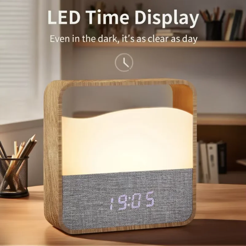 LED Night Light with Alarm Clock Time Display Rechargeable Table Lamp Bedside Sleeping Lights for Adults Kids Baby Bedroom Decor
LED Night Light with Alarm Clock Time Display Rechargeable Table Lamp Bedside Sleeping Lights for Adults Kids Baby Bedroom Decor