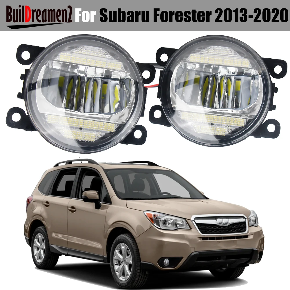 2IN1 Car Front LED Fog Light + Daytime Running Lamp Function 1 Pair For Subaru Forester 2013 2014 2015 2016 2017 2018 2019 2020
2IN1 Car Front LED Fog Light + Daytime Running Lamp Function 1 Pair For Subaru Forester 2013 2014 2015 2016 2017 2018 2019 2020