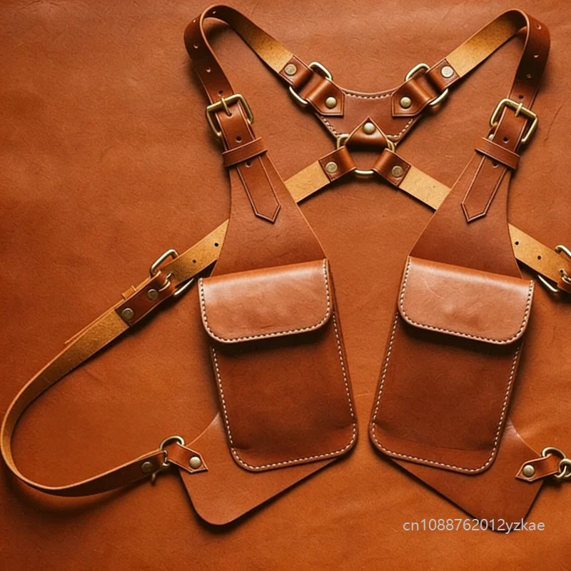 Medieval Leather Harness Holster Bag Hidden Anti-theft Wallet Motorcycle Style Phone Pouch Viking Cosplay Festival Bag Men Women
Medieval Leather Harness Holster Bag Hidden Anti-theft Wallet Motorcycle Style Phone Pouch Viking Cosplay Festival Bag Men Women