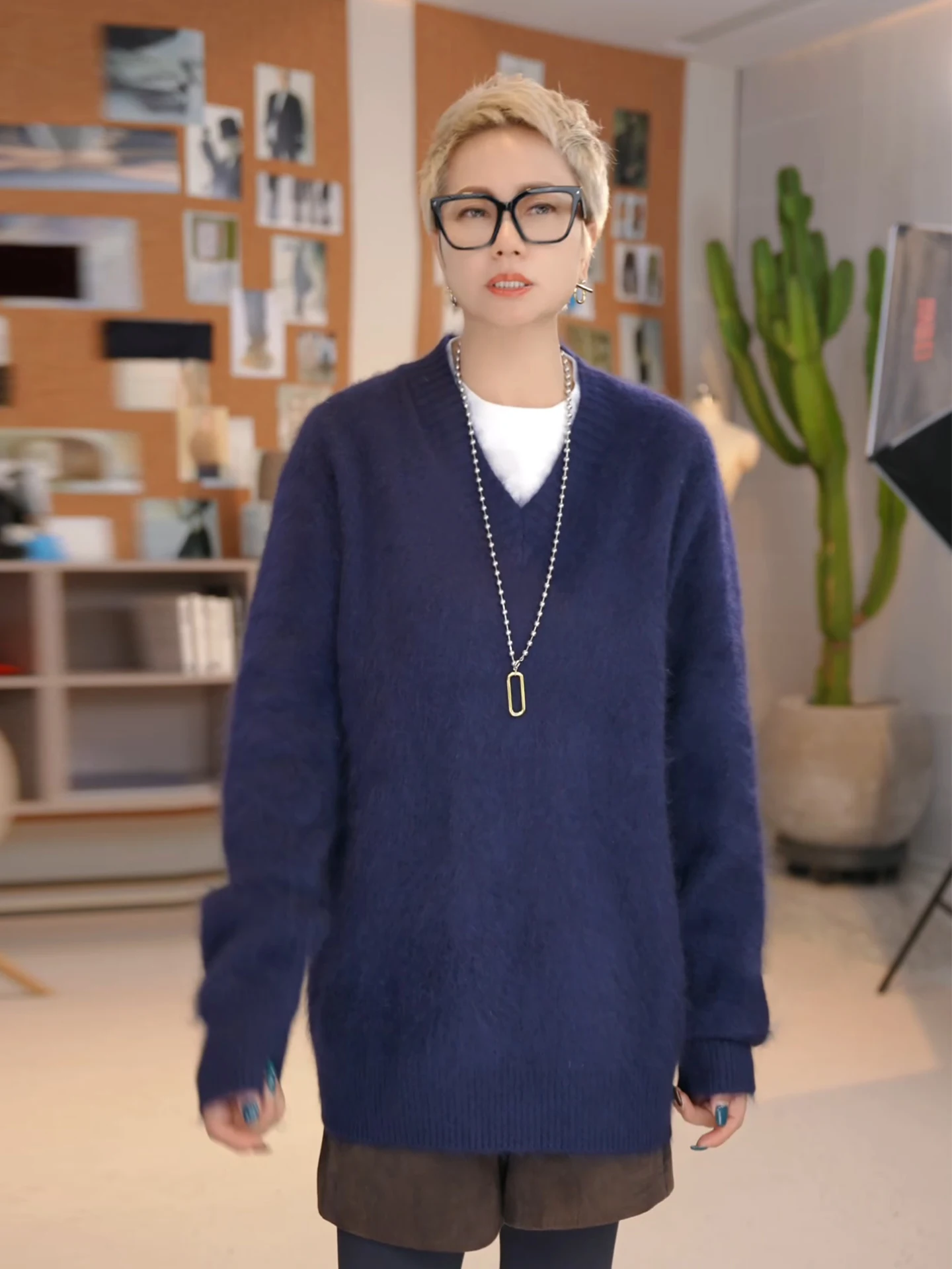 Red Wool Camere Lazy Sle Knitted Sweater Loose Versatile Women's Sweater MGX M54E5675T0JK Spring Thi Long Sve V-Ne
Red Wool Camere Lazy Sle Knitted Sweater Loose Versatile Women's Sweater MGX M54E5675T0JK Spring Thi Long Sve V-Ne