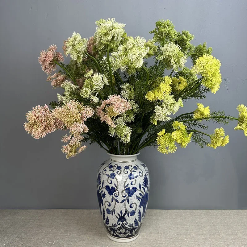 Simulation Flower Plastic Lace Dandelion Garden Decoration Green Fake Flowers 85cm Artificial 3 Forks Dandelions Branches
Simulation Flower Plastic Lace Dandelion Garden Decoration Green Fake Flowers 85cm Artificial 3 Forks Dandelions Branches