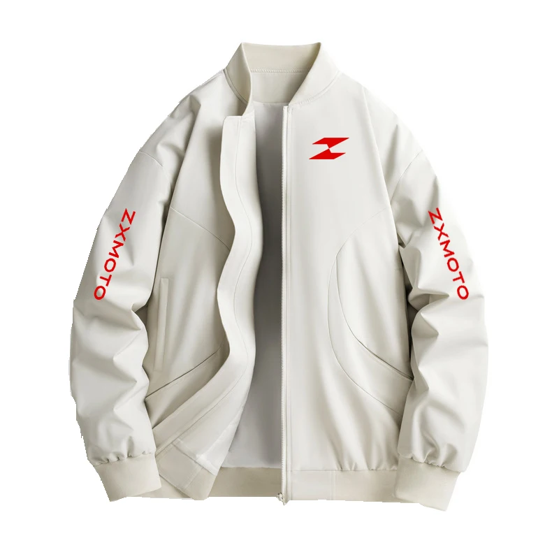 ZX MOTO Printed Logo Waterproof Baseball Uniform Solid Color Stand Collar Workwear for MenX MOTO logo Customizable Mid-Length
ZX MOTO Printed Logo Waterproof Baseball Uniform Solid Color Stand Collar Workwear for MenX MOTO logo Customizable Mid-Length