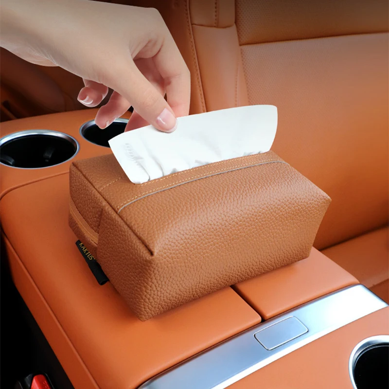 1Pc Universal Car Tissue Case Leather Paper Napkin Holder Sun Visor Armrest Box Storage Bag Suitable for Honda Toyota BMW
1Pc Universal Car Tissue Case Leather Paper Napkin Holder Sun Visor Armrest Box Storage Bag Suitable for Honda Toyota BMW