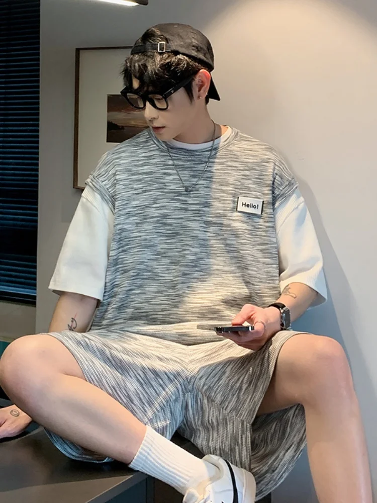 Casual Spor ort Sve T-irt Set for Men Summer Breathable Lightweight Teenage Faionable Loose Fit round Ne Tee
Casual Spor ort Sve T-irt Set for Men Summer Breathable Lightweight Teenage Faionable Loose Fit round Ne Tee