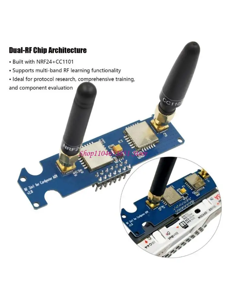 Premium CC1101 And NRF24 Radio Frequency 2 In 1 Module With Low Noise Regulation For Consistent Output
Premium CC1101 And NRF24 Radio Frequency 2 In 1 Module With Low Noise Regulation For Consistent Output