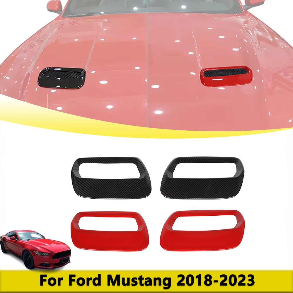 Engine Hood Air Vent Decoration Cover Trim for Ford Mustang 2018-2023 Front Hood Vent Trim Car Styling Exterior Accessories
Engine Hood Air Vent Decoration Cover Trim for Ford Mustang 2018-2023 Front Hood Vent Trim Car Styling Exterior Accessories