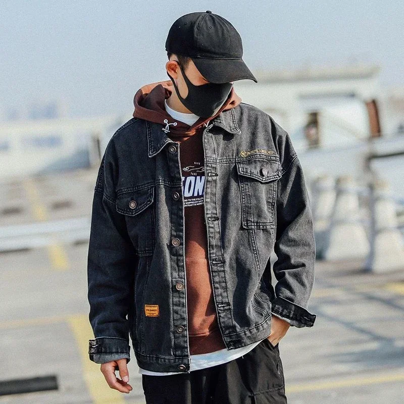 Jeans Coat for Men Blue Wide Shoulders Cargo Denim Jackets Man Lxury G Clothing Cowboy Large Size Elatic Korean Style Aesthetic
Jeans Coat for Men Blue Wide Shoulders Cargo Denim Jackets Man Lxury G Clothing Cowboy Large Size Elatic Korean Style Aesthetic