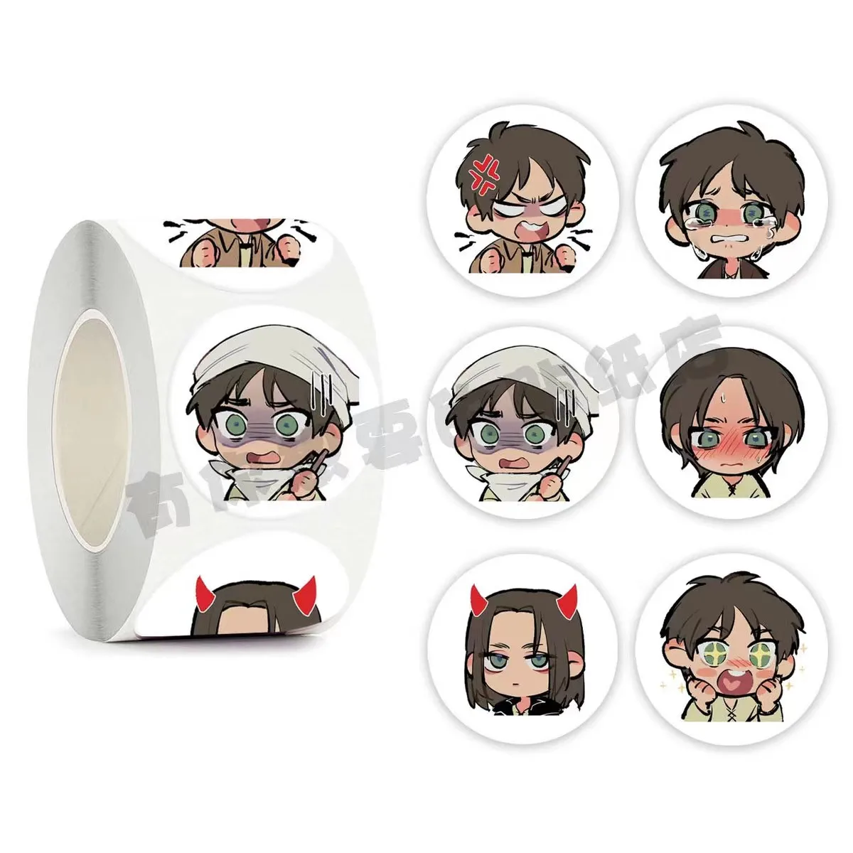 Anime Attack on Titan Levi Ackerman Cosplay Cute 500 Stickers/rolls Round Curly Sticker Paster Ornament Tags Birthday Xmas Gift
Anime Attack on Titan Levi Ackerman Cosplay Cute 500 Stickers/rolls Round Curly Sticker Paster Ornament Tags Birthday Xmas Gift