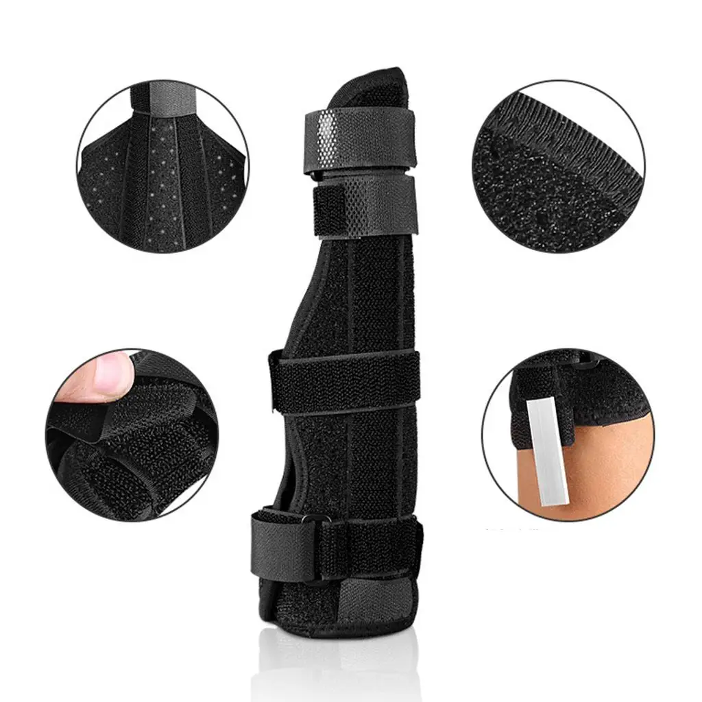 Adjustable Buckle Two Finger Splint, Straightener Corrector Support Breathable with Wristband for Broken Fingers Tendonitis
Adjustable Buckle Two Finger Splint, Straightener Corrector Support Breathable with Wristband for Broken Fingers Tendonitis