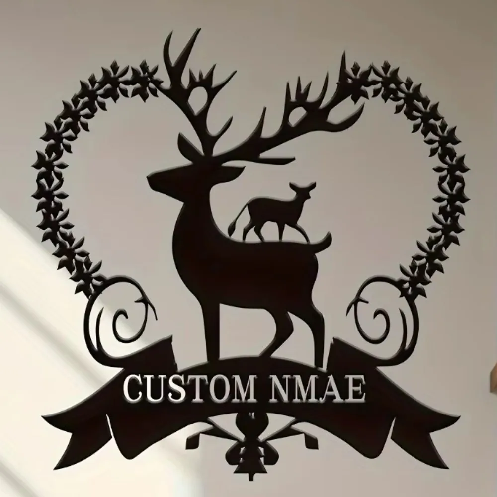 Premium Custom Metal Wall Art. Heart - Shaped Deer Design. Perfect for Home Outdoor Decor, Lovely Gift for Festive Times.
Premium Custom Metal Wall Art. Heart - Shaped Deer Design. Perfect for Home Outdoor Decor, Lovely Gift for Festive Times.