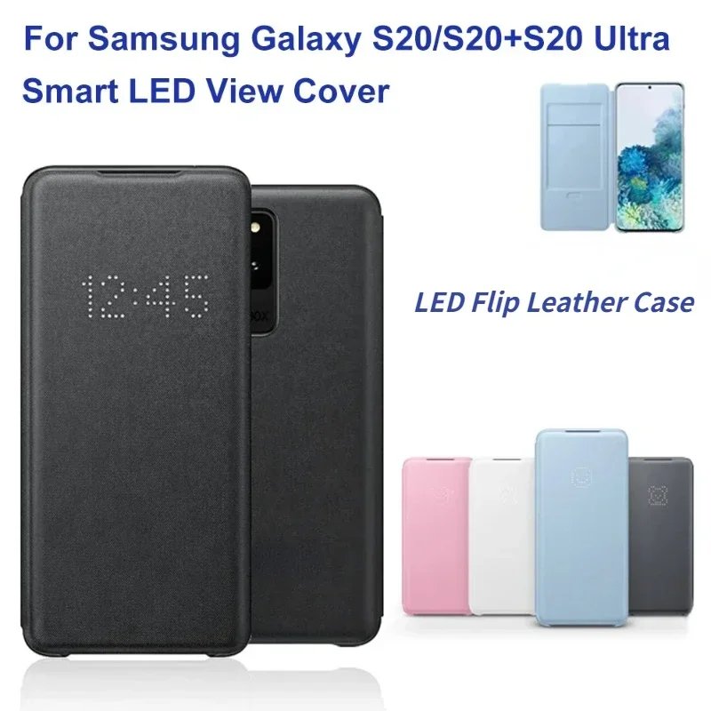 Smart LED View Cover For Samsung S20 S20+ S20 Plus S20 Ultra LED Flip Leather Case Wallet Flip Phone Cover Smart View Cover
Smart LED View Cover For Samsung S20 S20+ S20 Plus S20 Ultra LED Flip Leather Case Wallet Flip Phone Cover Smart View Cover