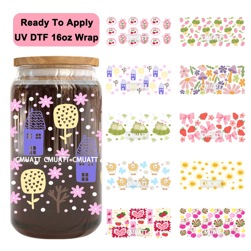 Seamless Flowers Lemon Coquette Bow 16OZ UV DTF Cup Wraps Ready To Apply Waterproof Transfer Stickers For Libbey Glass Can Mug
Seamless Flowers Lemon Coquette Bow 16OZ UV DTF Cup Wraps Ready To Apply Waterproof Transfer Stickers For Libbey Glass Can Mug