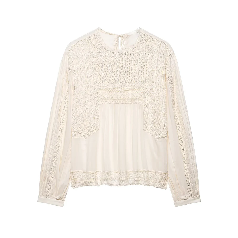 WOMAN 2026 Summer New Fashion Laminated Shirt Vintage O Neck Long Sleeve All-match Casual Female Shirts Blusas Chic Tops
WOMAN 2026 Summer New Fashion Laminated Shirt Vintage O Neck Long Sleeve All-match Casual Female Shirts Blusas Chic Tops