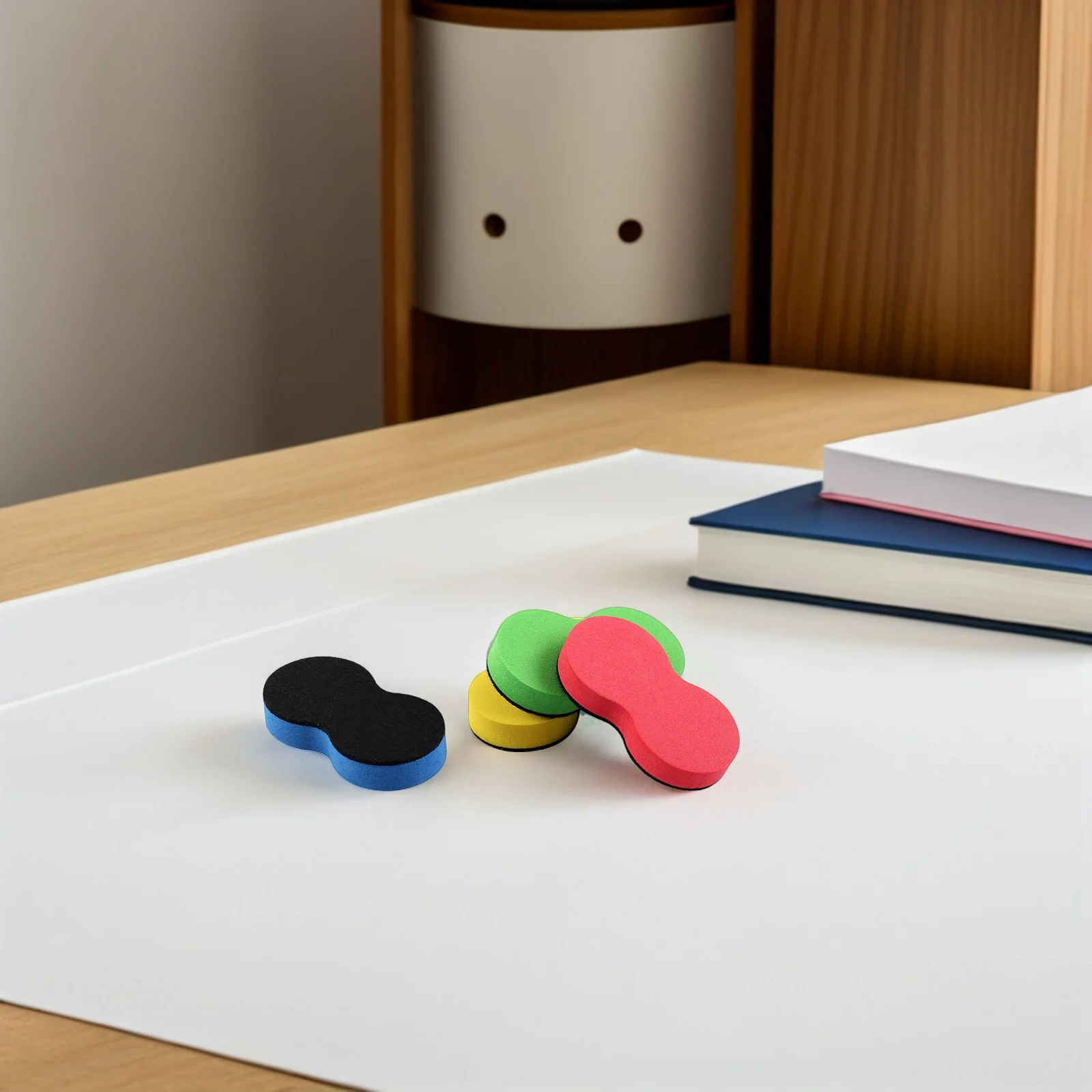 80Pcs Mini Peanut Shape Whiteboard Eraser Dry Erase Board Eraser for Office Classroom Home Marker Cleaning Erasers for Home 
80Pcs Mini Peanut Shape Whiteboard Eraser Dry Erase Board Eraser for Office Classroom Home Marker Cleaning Erasers for Home