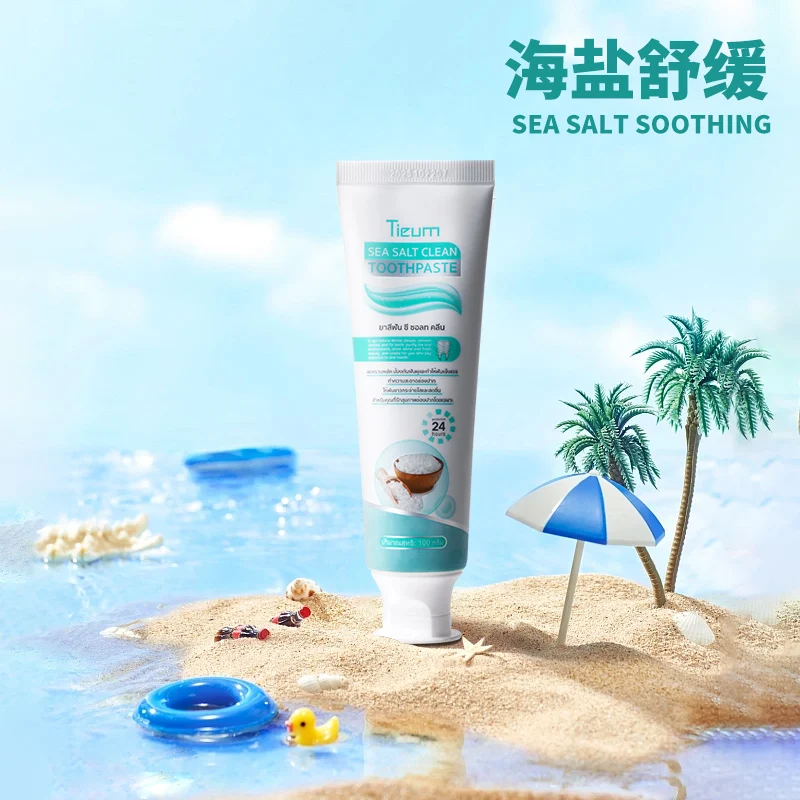 Зубная паста TIEUM с тайской морской солью, для удаления пятен от дыма, защиты полости и отбеливания, 100 г
Зубная паста TIEUM с тайской морской солью, для удаления пятен от дыма, защиты полости и отбеливания, 100 г