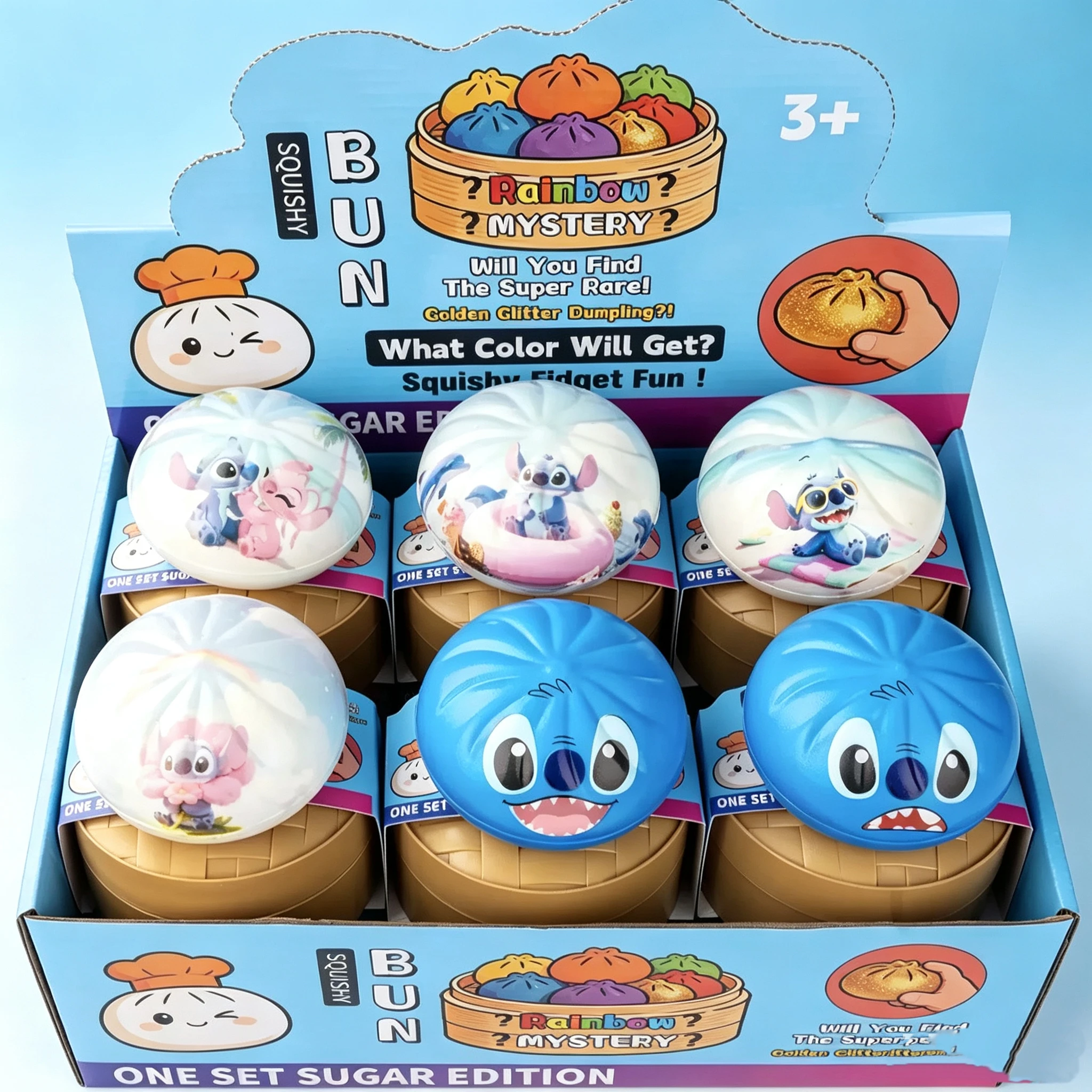 Stitch Zai expression pu decompression pinch toy, slow rebound toy, cartoon small cage bag blind box
Stitch Zai expression pu decompression pinch toy, slow rebound toy, cartoon small cage bag blind box