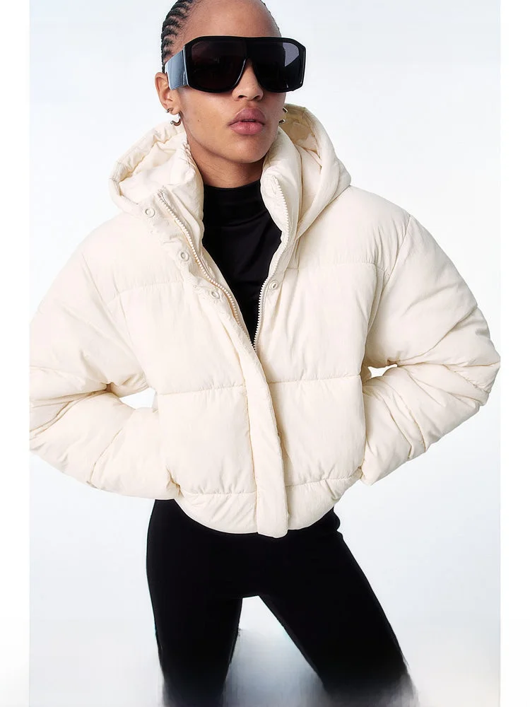 Warm H&M Women's Cotton Jacket Winter OOTD Loose Warm Hooded Bread Style Coat Polyamide Fiber 100% Winter Essential
Warm H&M Women's Cotton Jacket Winter OOTD Loose Warm Hooded Bread Style Coat Polyamide Fiber 100% Winter Essential