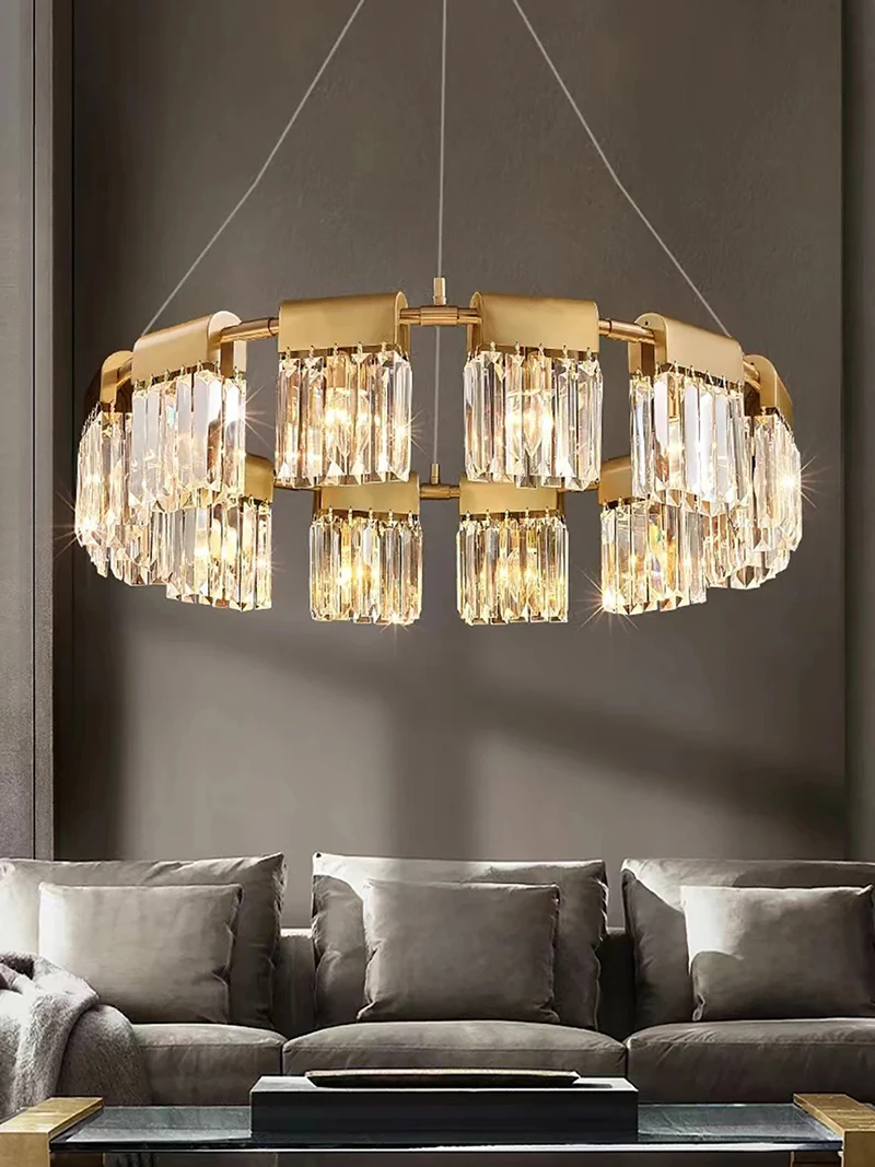 Contemporary Luxury Gold Chandelier Crystal Lampshade Chandelier High Quality Stunning Ceiling Lighting Armature For Living Room
Contemporary Luxury Gold Chandelier Crystal Lampshade Chandelier High Quality Stunning Ceiling Lighting Armature For Living Room
